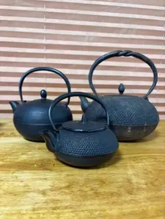 南部鉄器  鉄瓶 照光堂 柿葉絵 茶道具 急須 年代品 922 m44534890125_1.jpg?1753677942