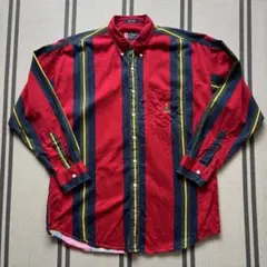 CHAPS RALPH LAUREN ボタンダウン 長袖シャツ　マルチストライプ