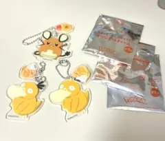コメダ珈琲　ポケモン　コダック　デデンネ　アクリルチャーム　キーホルダー