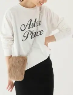 フレームワーク ASTOR PLACE ロンTEE ロゴTシャツ