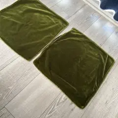 【2枚セット】カリモク760 オリーブグリーン クッションカバー
