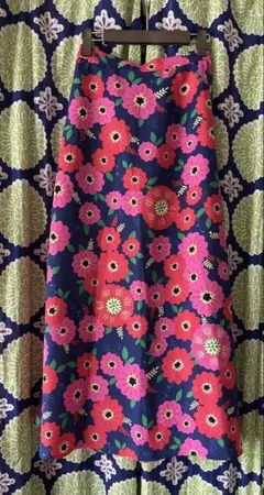 USED ロデオクラウンズ　フラワースカート　Poppy Bloom柄