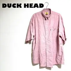 限界価格⭐︎【ヴィンテージ】DUCK HEAD 半袖シャツ ピンク Lサイズ