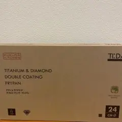 チタン&ダイヤモンドコーティングフライパン　24cm