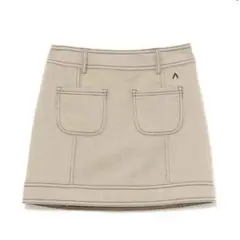 andmary Back ribbon mini skirt Sサイズ