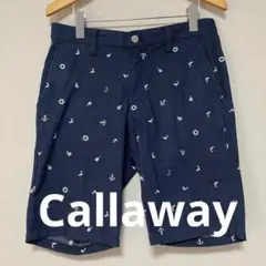 Callaway ネイビー ショートパンツ　ゴルフ