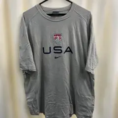 Nike USA アメリカ代表サッカー Tシャツ L グレー