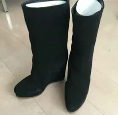 JIL SANDER★美品★スエードブーツ★ウエッジソール★ジル・サンダー