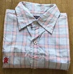 アール・ニューボールド半袖チェックシャツ M