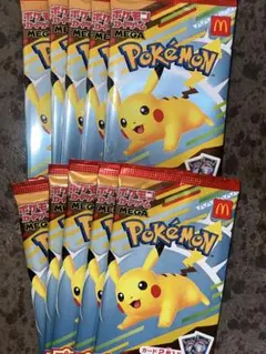 新品未開封 マクドナルド ポケモンカード 10パック　プロモ ピカチュウ マック