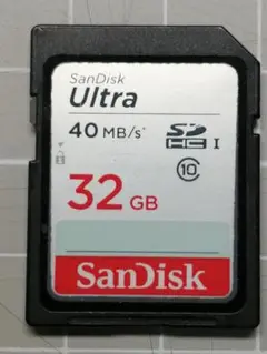 SanDisk Ultra 32GB SDカード①