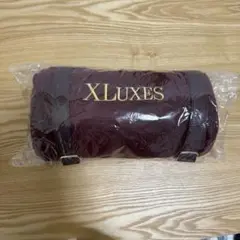 【新品未使用】XLUXES ブランケット ブラウン　収納ベルト付き　持ち運び可能
