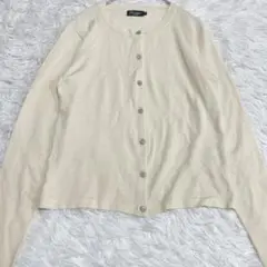 Riccimie NEW YORK クリーム色 長袖カーディガン ボタン付き　1
