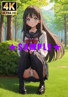 ■明日ちゃんのセーラー服■　★明日 小路★ A4　特大ポスター