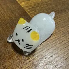レジン　猫　置物　白