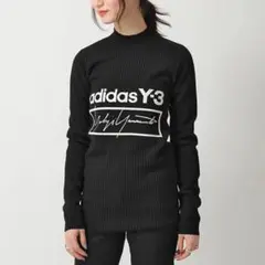 Y-3 ヨウジヤマモト ワイスリー ロゴ リブ プルオーバー セーター ニット
