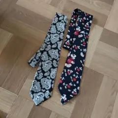値下げしました。ミッキーマウス ネクタイ 2本セット