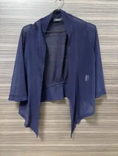 iClosam シースルー　ショート丈カーディガン