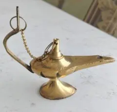 魔法のランプ 置物 インテリア アラジン 金色