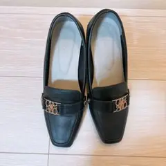 ✨2way RANDA ブラックローファーSサイズ リボン付き