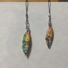 ハンドメイド携帯ストラップ　江ノ島