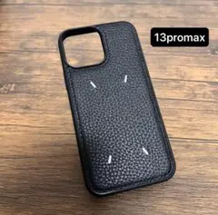 iphone13promax ケース　スマホケース　レザー刺繍韓国　ブラック
