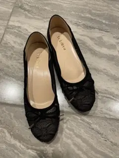 BARCLAY パンプス　黒レース