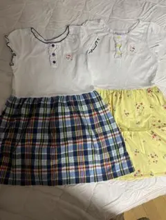 ミキハウス　ワンピース　な２点セット　120