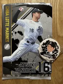 千葉ロッテマリーンズ　種市篤暉　選手　バッジ　カード
