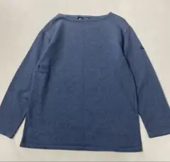 SAINT JAMES フランス製 ウェッソン バスクシャツ 無地 M
