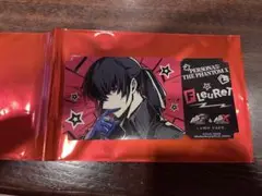P5X アモカフェ チケット風ステッカー 白鳥誠司