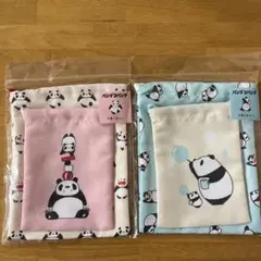 パンダコパンダ　巾着　2点セット