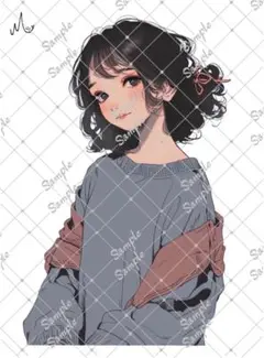 ℳ.オリジナル 人物ステッカー 7月新作 3-146