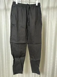 無印良品　フレンチリネンストレートパンツ　ブラウン