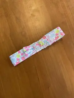 Jacadi 花柄 ヘアバンド リボン付き