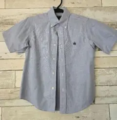 BROOKS BROTHERS　半袖シャツ　水色　S