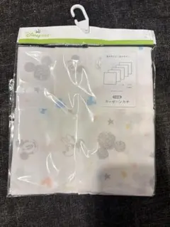 【新品】ディズニー ミッキーマウス ベビー用ガーゼハンカチ タオル 5枚セット