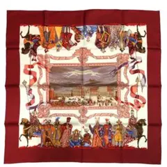 未使用品 エルメス カレ90 大判 スカーフ シルク HERMES