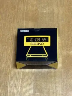 【新品未開封】SEIKO デジタル置時計 イエロー スポーツタイマー