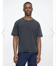 GAP ヘビーウェイト Tシャツ S ダークグレー