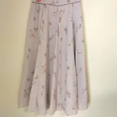 新品 未使用 LAISSE PASSE レッセパッセ 花柄スカート