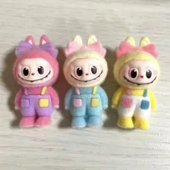 ブブちゃん　モコモコ　ミニフィギュア　パステルカラー3個セット
