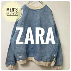 ZARA デニムブルー Mサイズ ジャンパー
