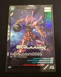 機動戦士ガンダム ジークアクス 入場特典 プロモーションカード　赤いガンダム