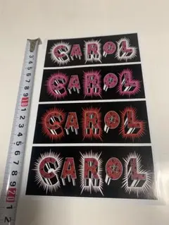 中ステッカーCAROL 矢沢永吉 耐水耐紫外線 マックショウ mackshow
