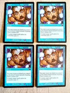【MTG】 目くらまし/Daze 英語版 4枚セット㉖