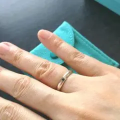 ☆激レア! ティファニー リング ブルー サファイア エルサペレッティ 8号