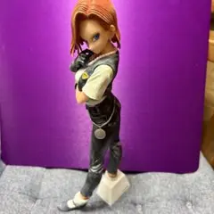 おちば様　ドラゴンボール　人造人間18号　フィギュア　リペイント　鳥山明 ドラゴンボールZ フィギュア DESKTOP REAL McCOY 04 人造人間17