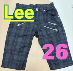 Lee チェック柄 ショートパンツ 26 EDWIN エドウィン