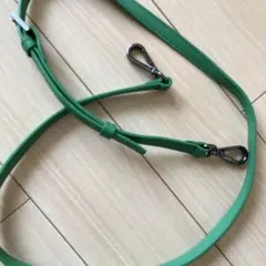 ハンドバッグストラップ　グリーンショルダーストラップ